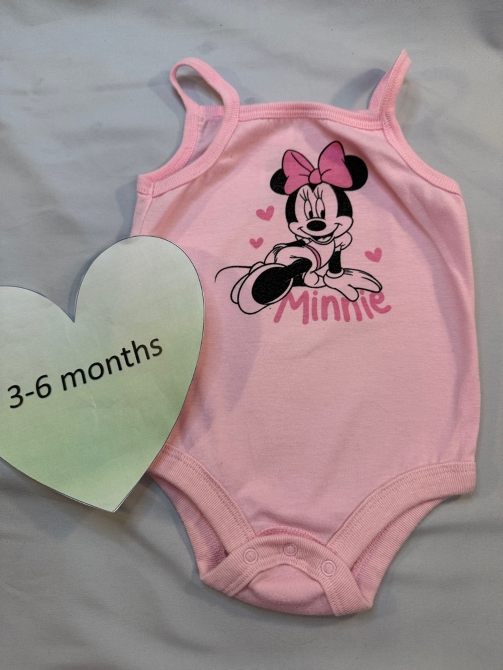 Disney Pink Minnie Mouse Tank Bodysuit